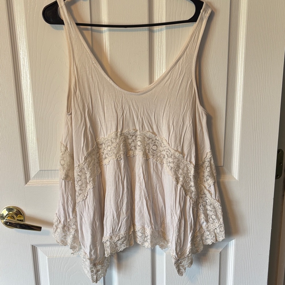 Lace Stripes Tank